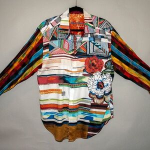 ROBERT GRAHAM LIMITED EDITION - XL Man's Long Sleeve Shirt - "Nacho Strong"